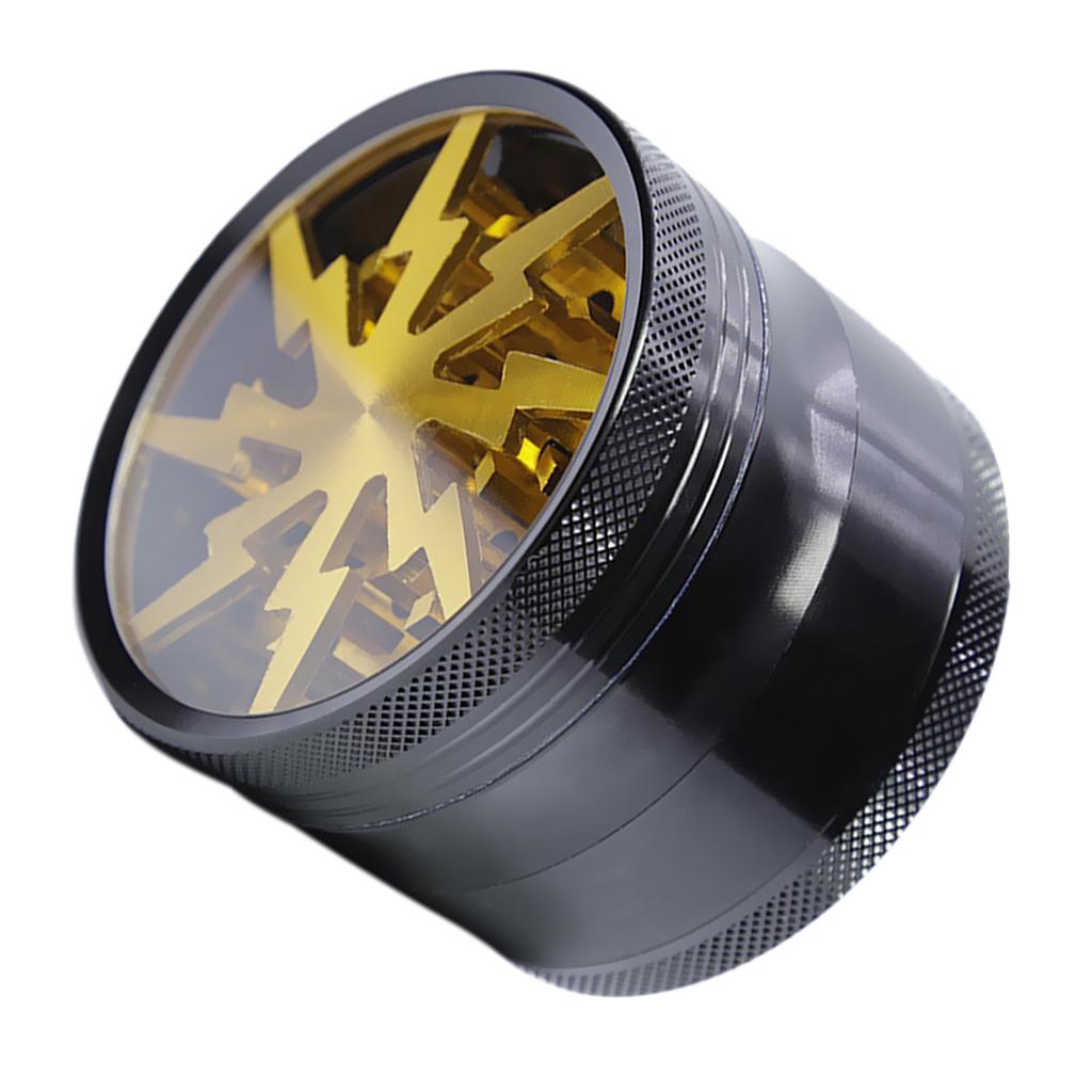 Aluminum Alloy Spice Herb Weed Grinder Mill Crusher 63mm