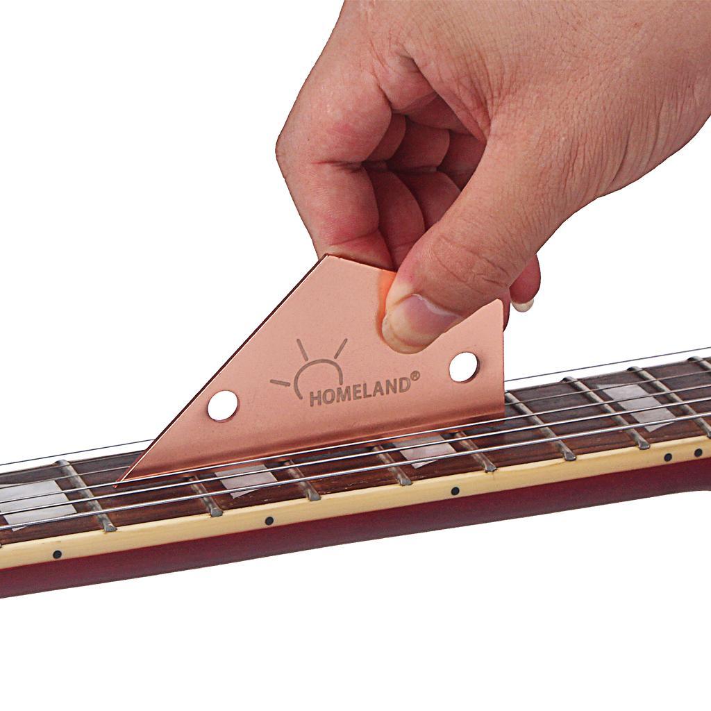 Fret Rocker Metal Fret  Guitar Luthier Tool  Supplies Rose Gold