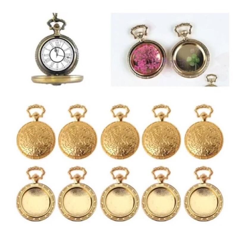 Khuôn Resin Giả Đồng Hồ Hình Tròn Màu Vàng - Trường Thịnh Sài Gòn