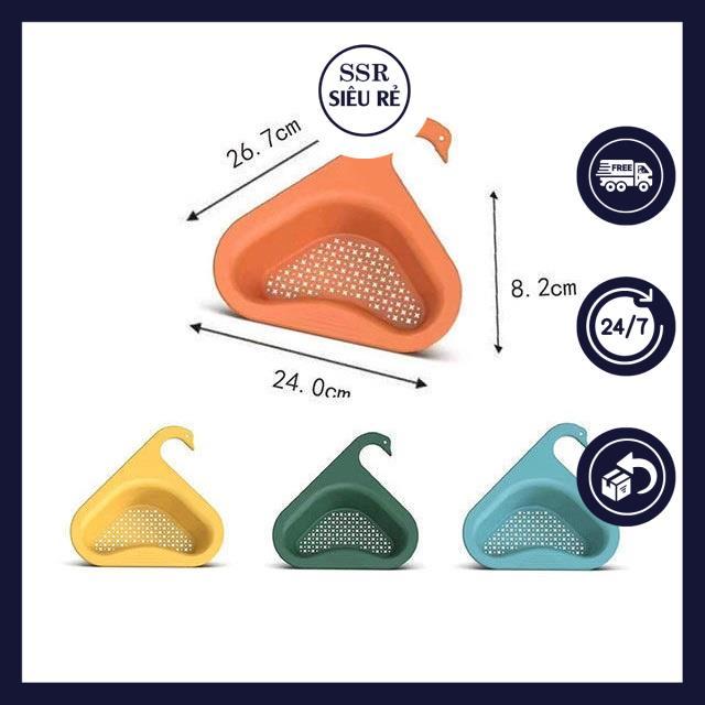 Khay Lọc Rác SSR Gắn Vòi Rửa Bát Hình Thiên Nga Đa - Khay Lọc Rác Đa Năng