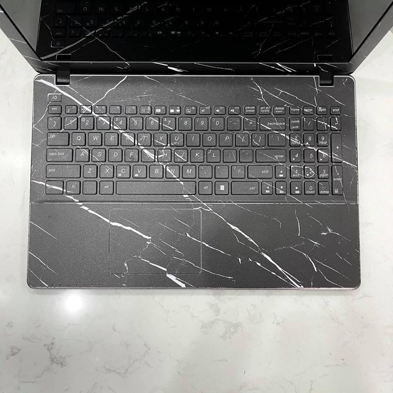 Skin Dán Laptop Mẫu Vân Đá Đen