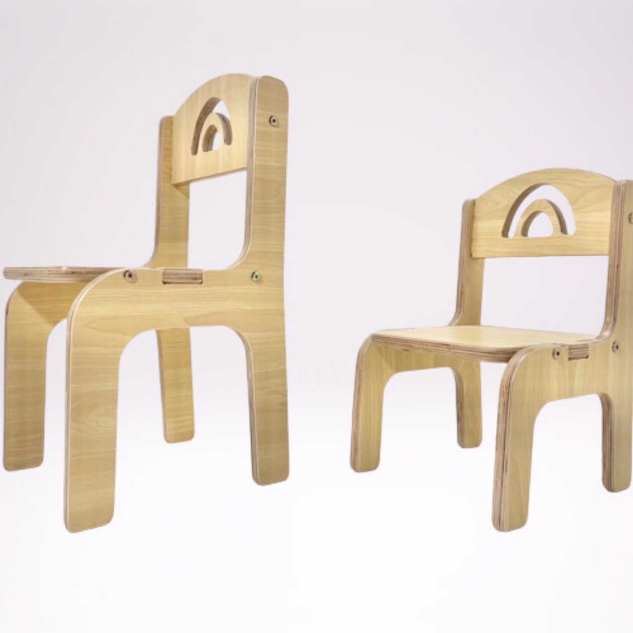 Bộ Bàn Gỗ Cho Trẻ Em, Bàn Ghế Montessori Gỗ Plywood An Toàn Cho Bé Phù Hợp Cho Các Bé 0-3 tuổi, 3-6 tuổi