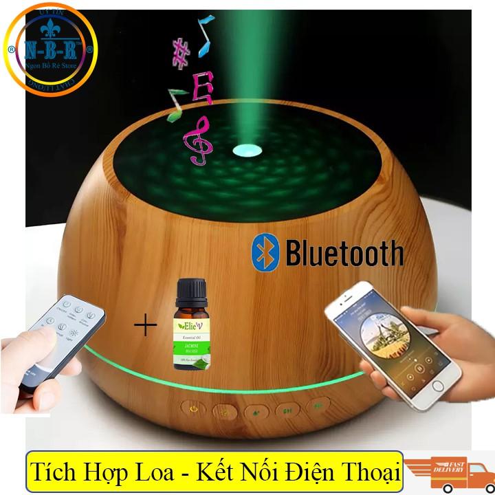 Máy Xông Tinh Dầu Phun Sương Siêu Âm Trụ Cao Cấp 1000ml Tích Hợp Loa Bluetooth