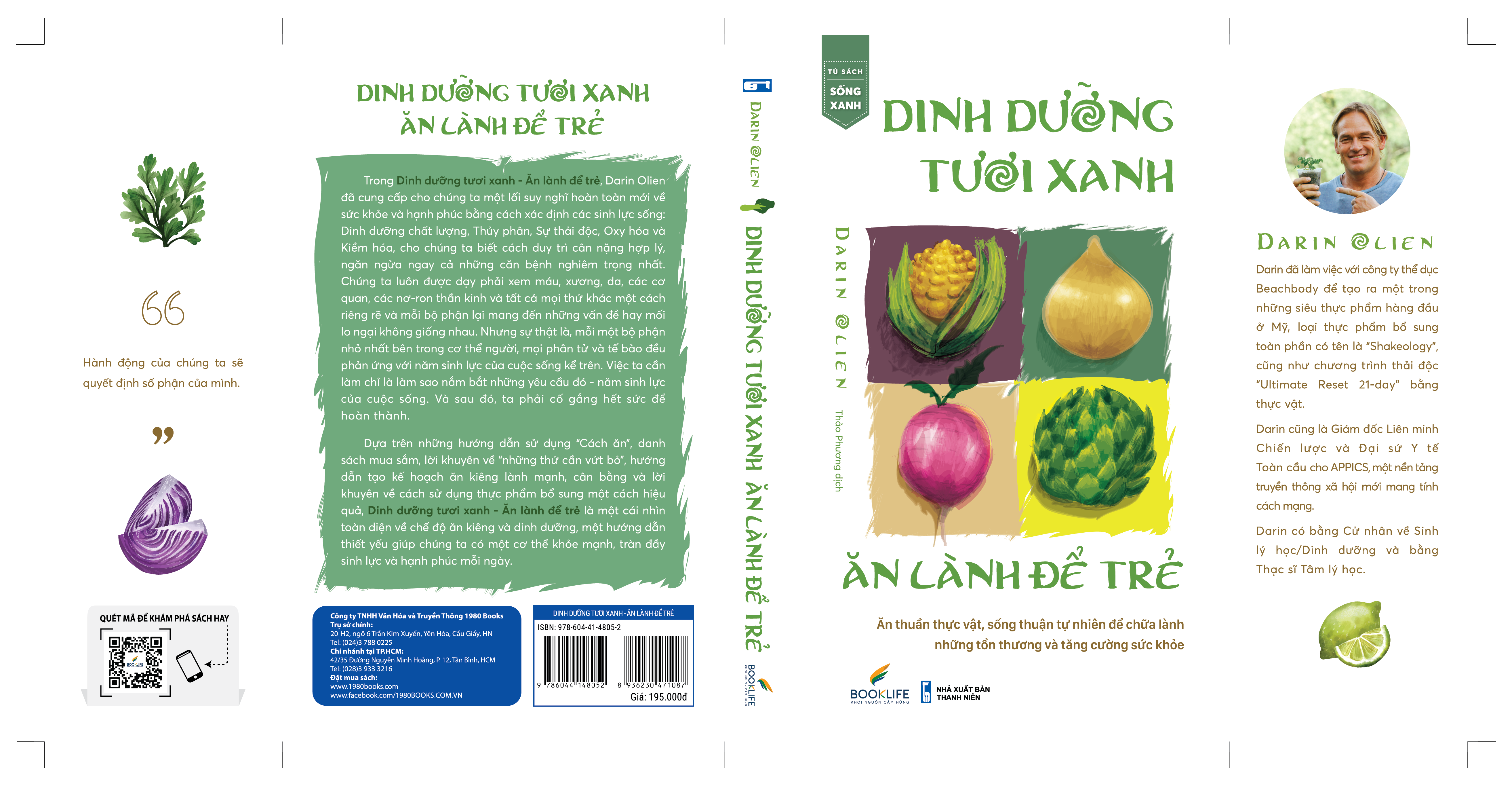 Sách Dinh Dưỡng Tươi Xanh, Ăn Lành Để Trẻ