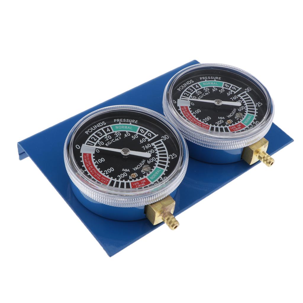 2Pcs Carb Carburetors Synchronizer Vacuum Balancer Gauge 2 Cylinder Set