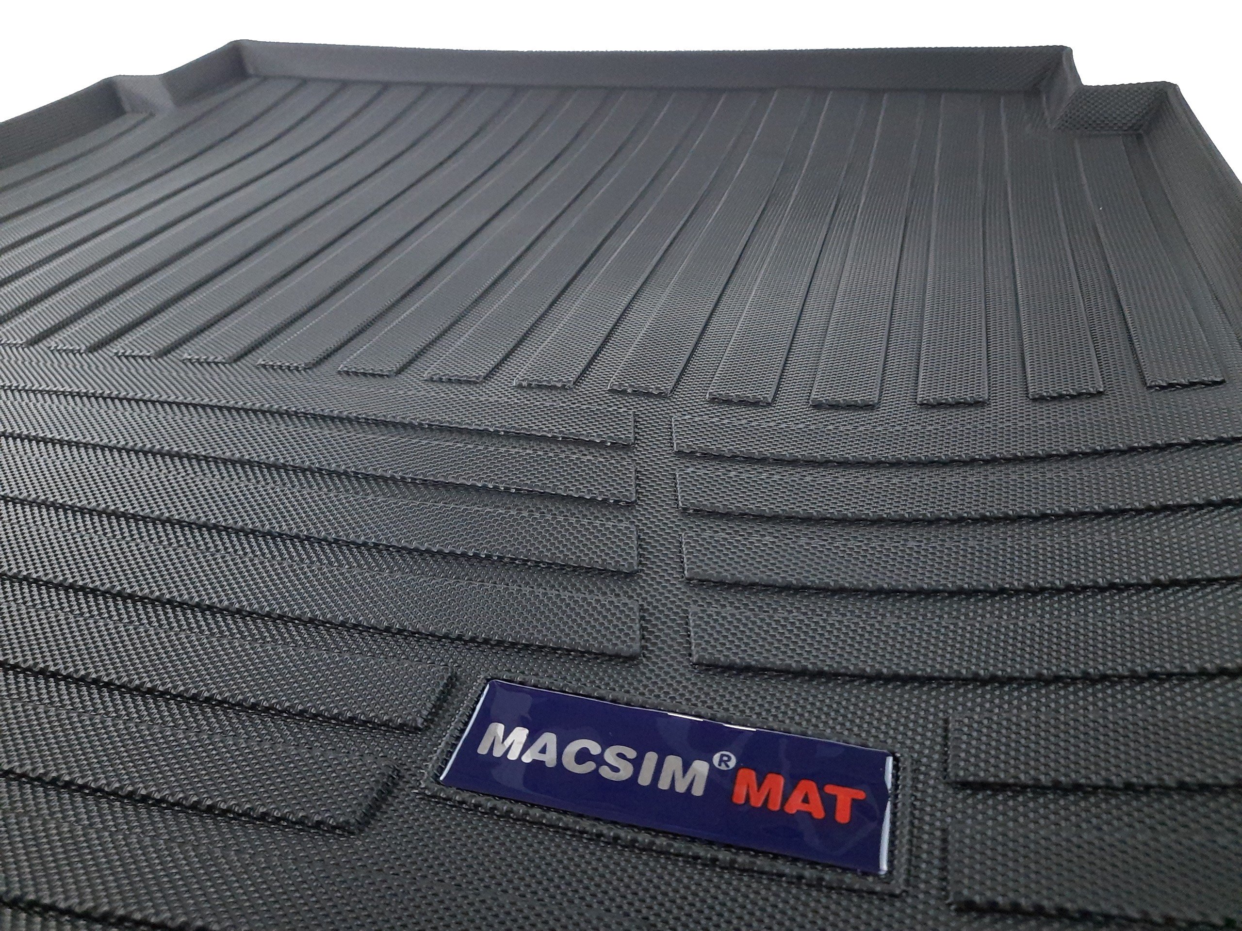 Thảm lót cốp xe ô tô BMW X5 2008-2017 nhãn hiệu Macsim chất liệu TPV cao cấp màu đen hàng loại 2