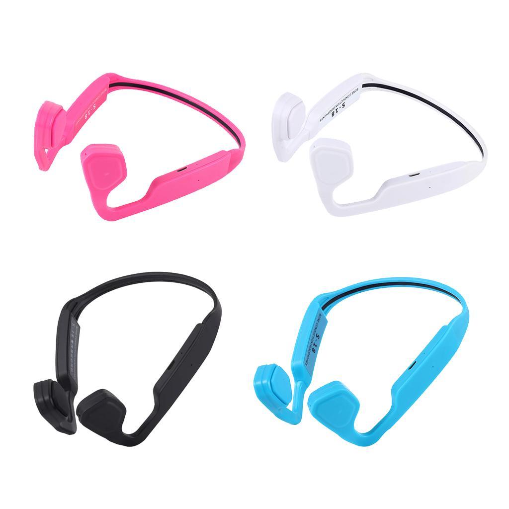Headset Sport Wireless Open Headphones Black