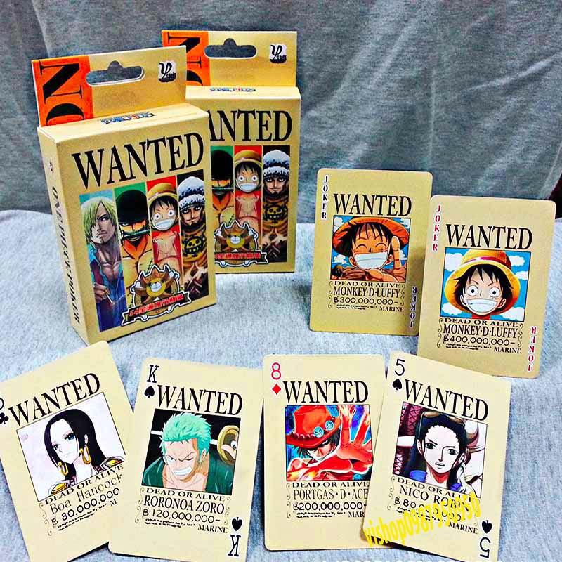 Bộ bài tú lơ khơ One Piece, rozo, choper , luffy, naruto bộ bài tây 54 lá