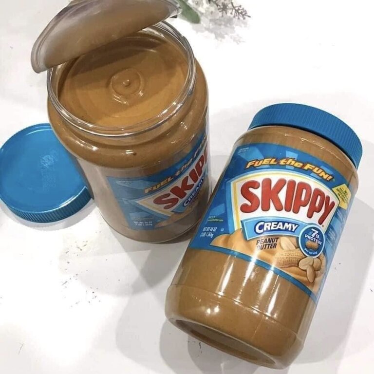 Bơ Đậu Phộng Mịn Skippy Cream Peanut Butter của Mỹ 1,36kg
