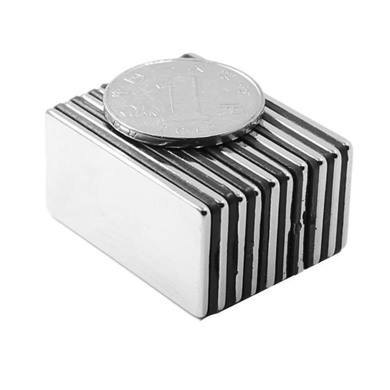 Nam châm trắng chữ nhật kích thước 30x15x5mm siêu từ tính mạnh mẽ