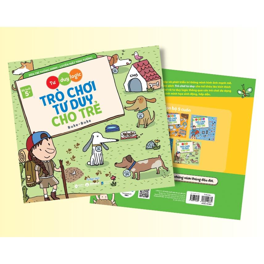 Bộ Sách Trò Chơi Tư Duy Cho Trẻ - Buke Buke - Bản Quyền