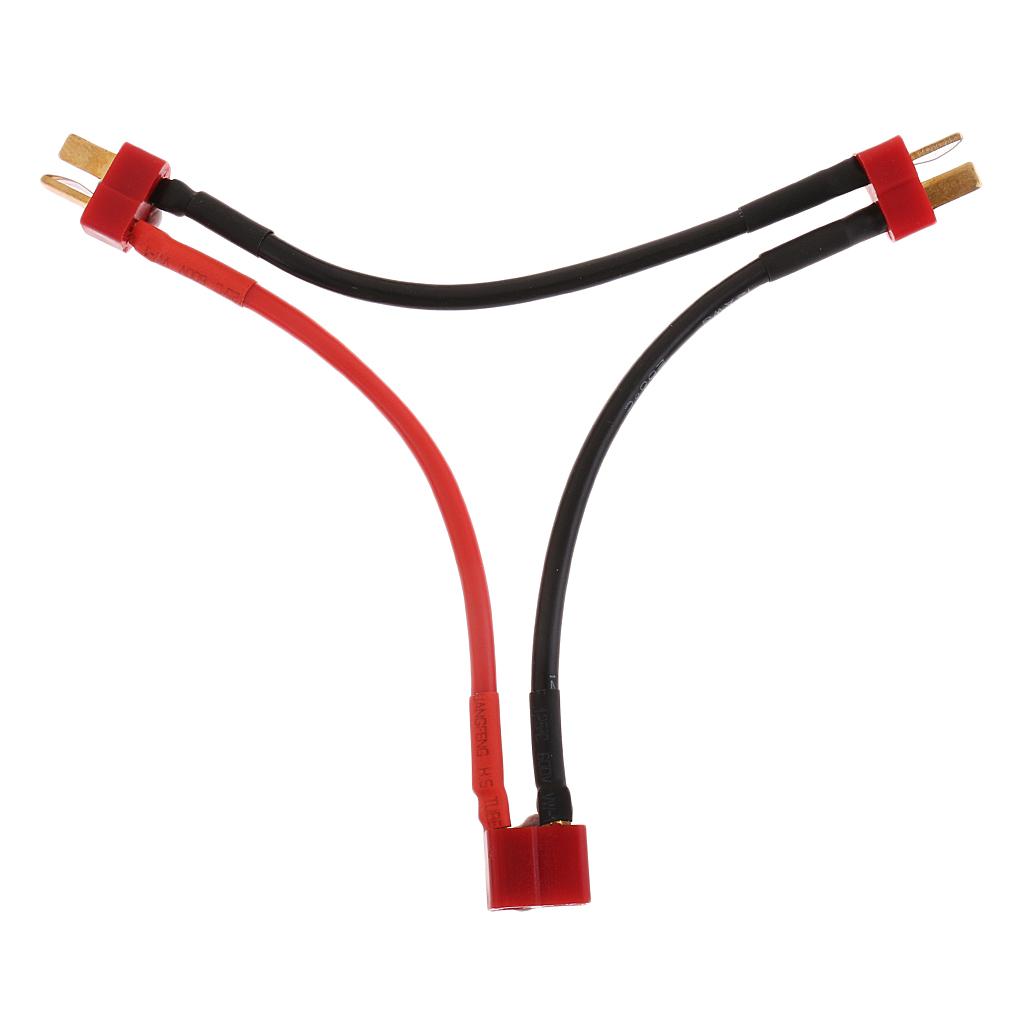 T-Plug Y Wire Harness Female to Male T Plug Series Battery Connector Cable - intl
