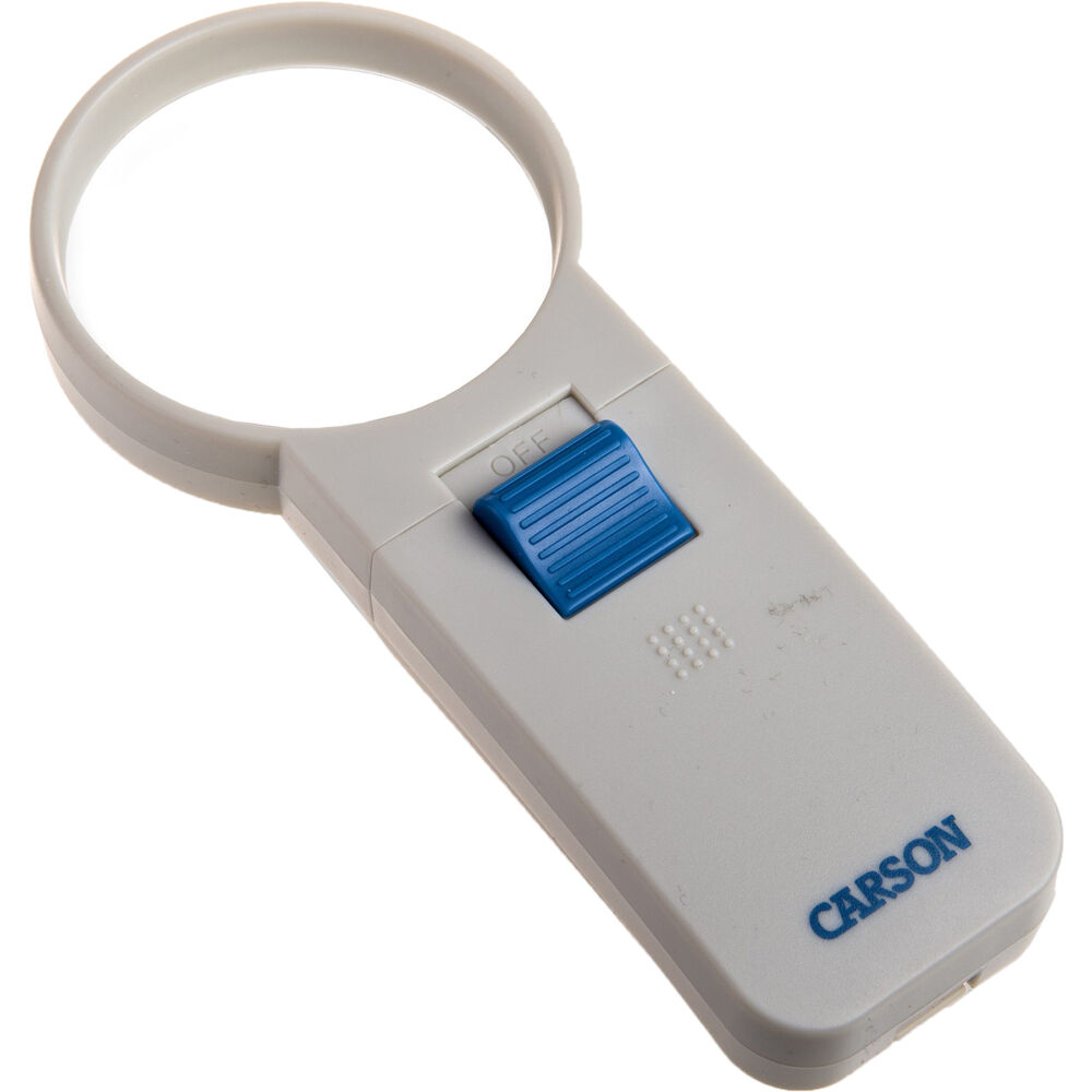 Kính lúp cầm tay có đèn Carson SV-50 - Hàng Chính Hãng