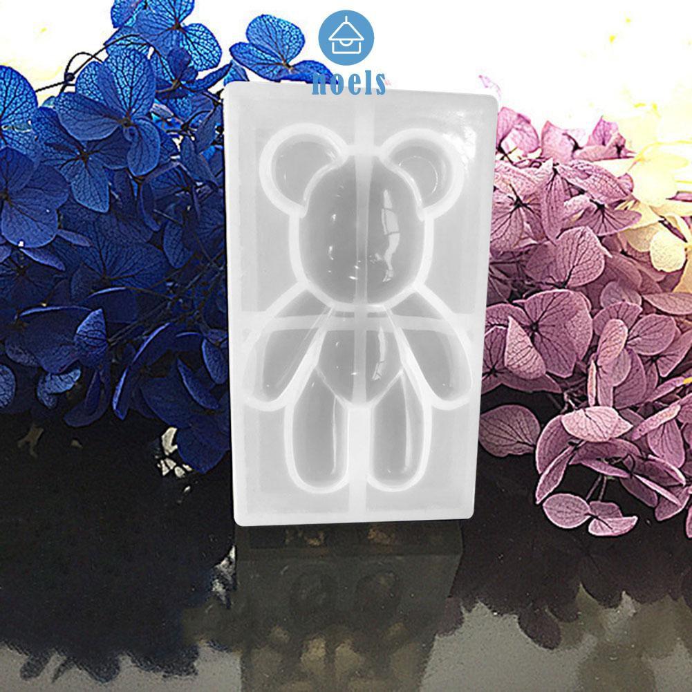 Khuôn Silicone Làm Mặt Dây Chuyền Hình Gấu Diy