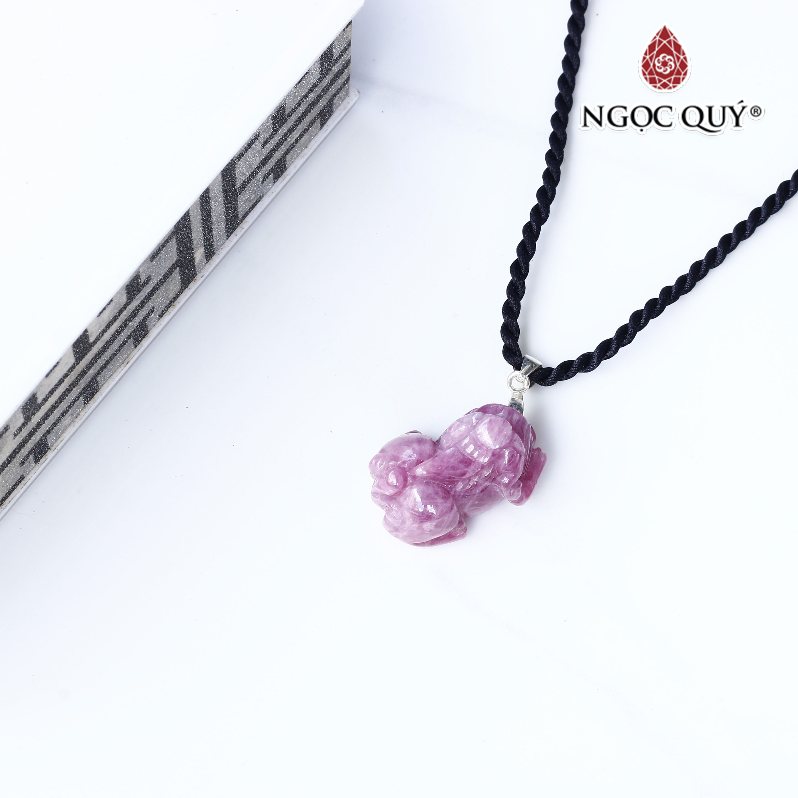 Mặt dây chuyền tỳ hưu ruby hồng ngọc hợp mệnh hỏa, thổ - Ngọc Quý Gemstones