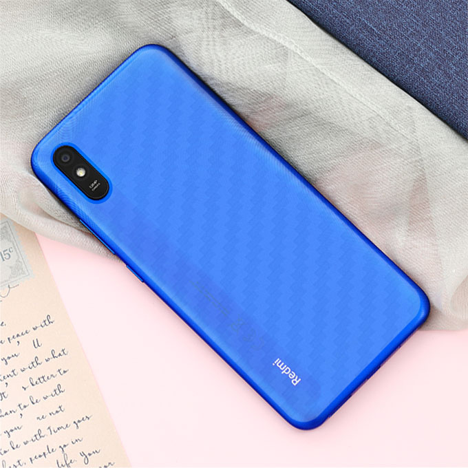 Miếng Dán Mặt Lưng Cacbon Dành Cho Xiaomi Redmi 9A- Handtown - Hàng Chính Hãng