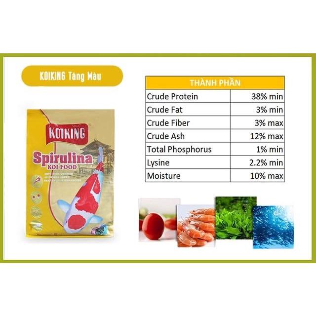 THỨC ĂN CÁ KOI KOIKING SPIRULINA TĂNG MÀU