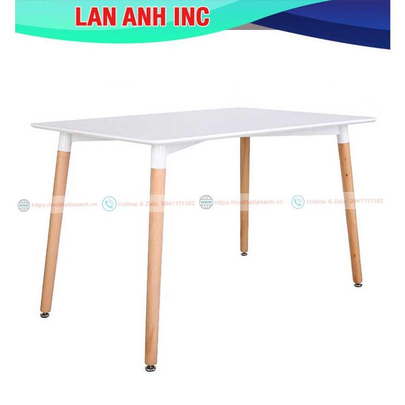 Bàn ăn hiện đại nhập khẩu 80x120 hình chữ nhật đẹp hiện đại LAB03