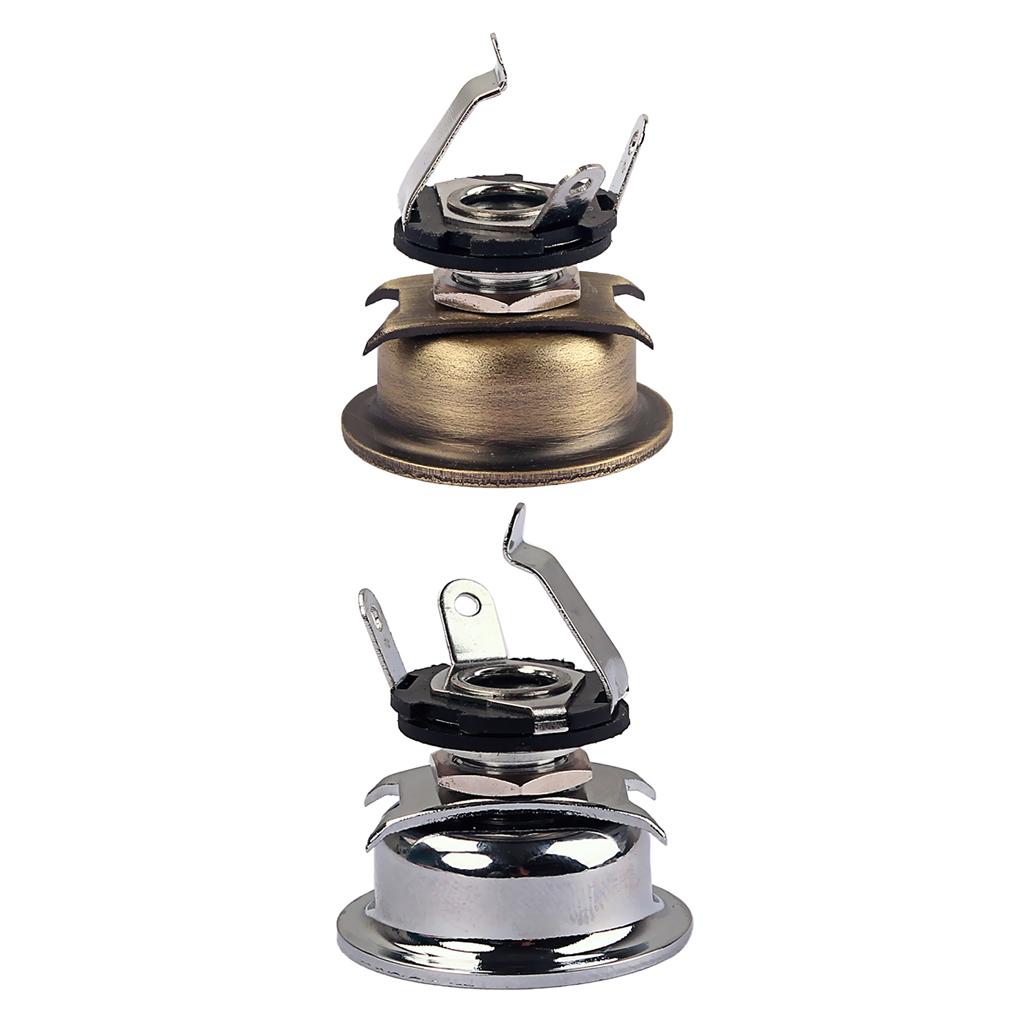2pcs 6.35mm 1/4 ''  Output Jack for  Guitar