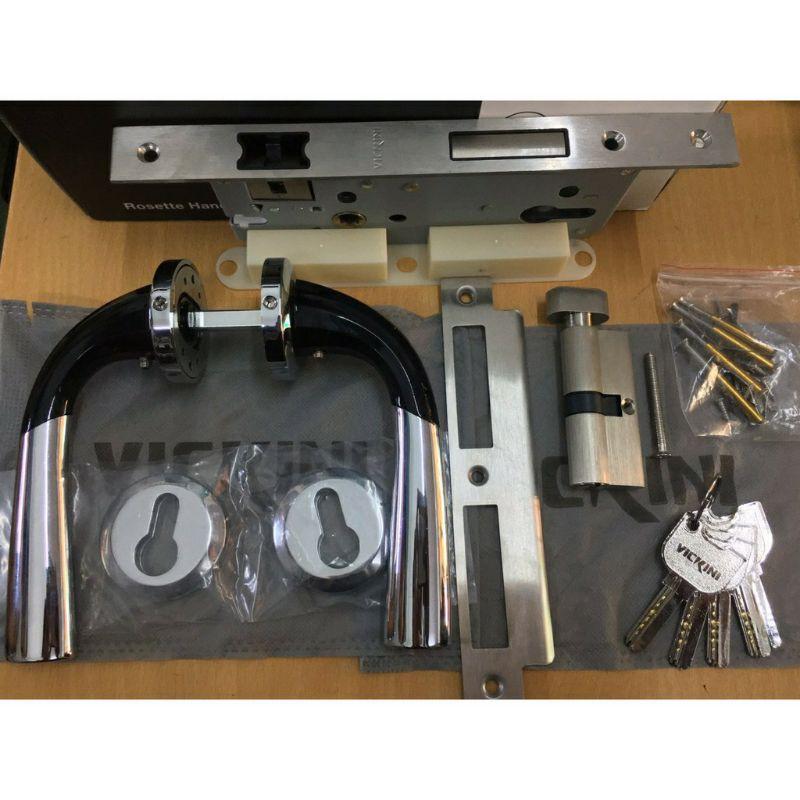 Khóa tay gạt phân thể cho cửa gỗ