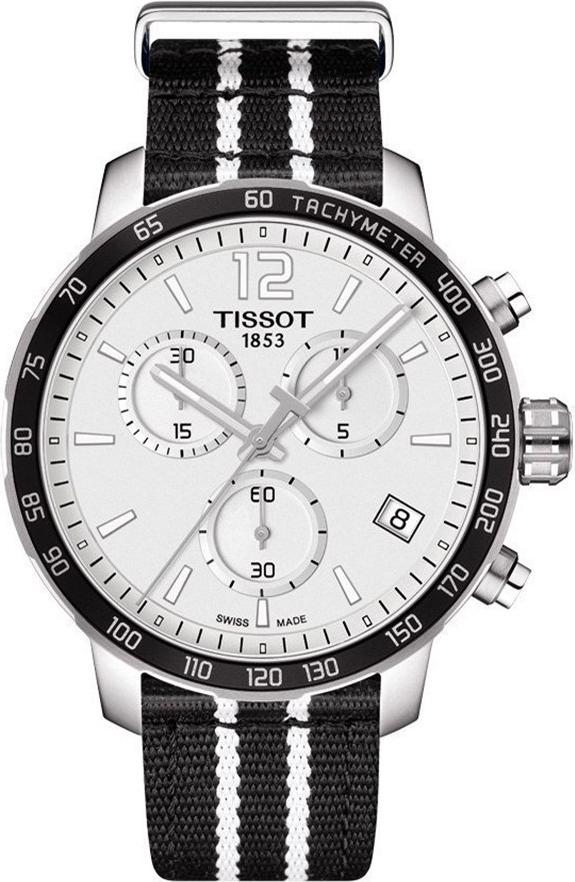 Đồng Hồ Nam Dây Vải Tissot DV-T095.417.17.037.07 6K 1L SG 12 Viền Đen Số