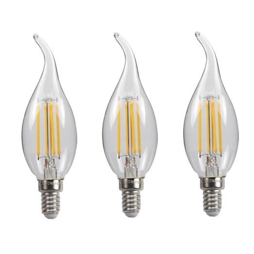 COMBO 3 BÓNG ĐÈN EDISON 4W HÌNH QUẢ NHÓT