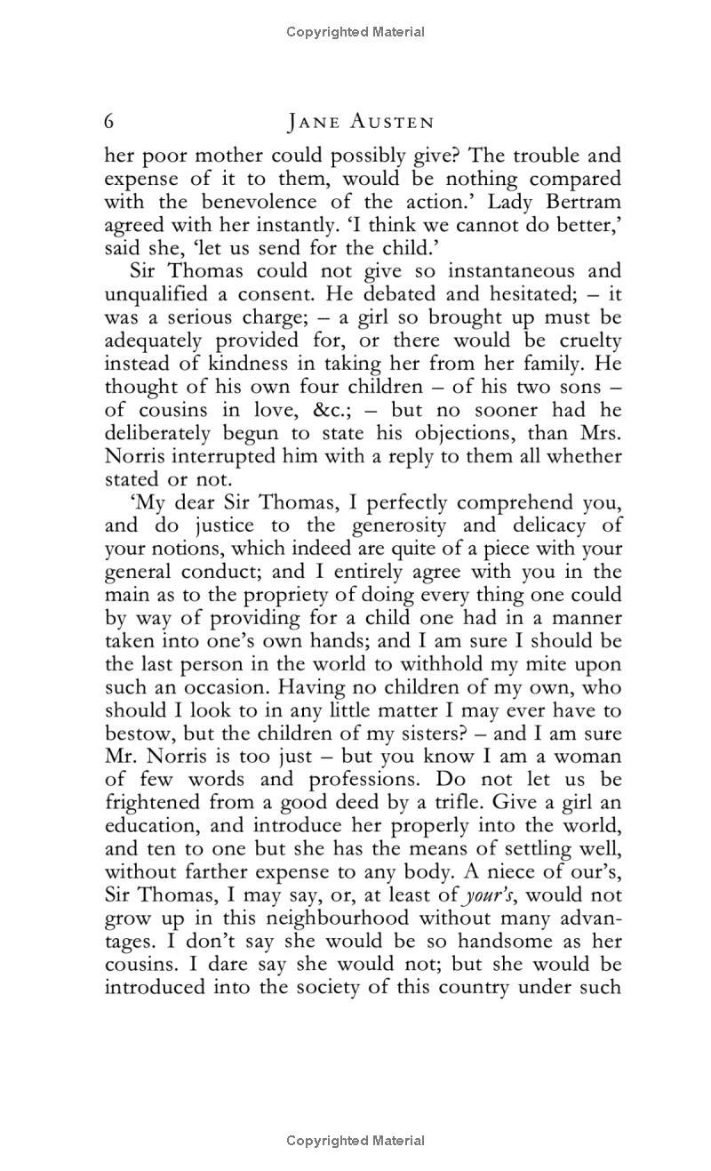 Sách ngoại văn: Mansfield Park - Introduction by Peter Conrad - Everyman's Library Classics Series