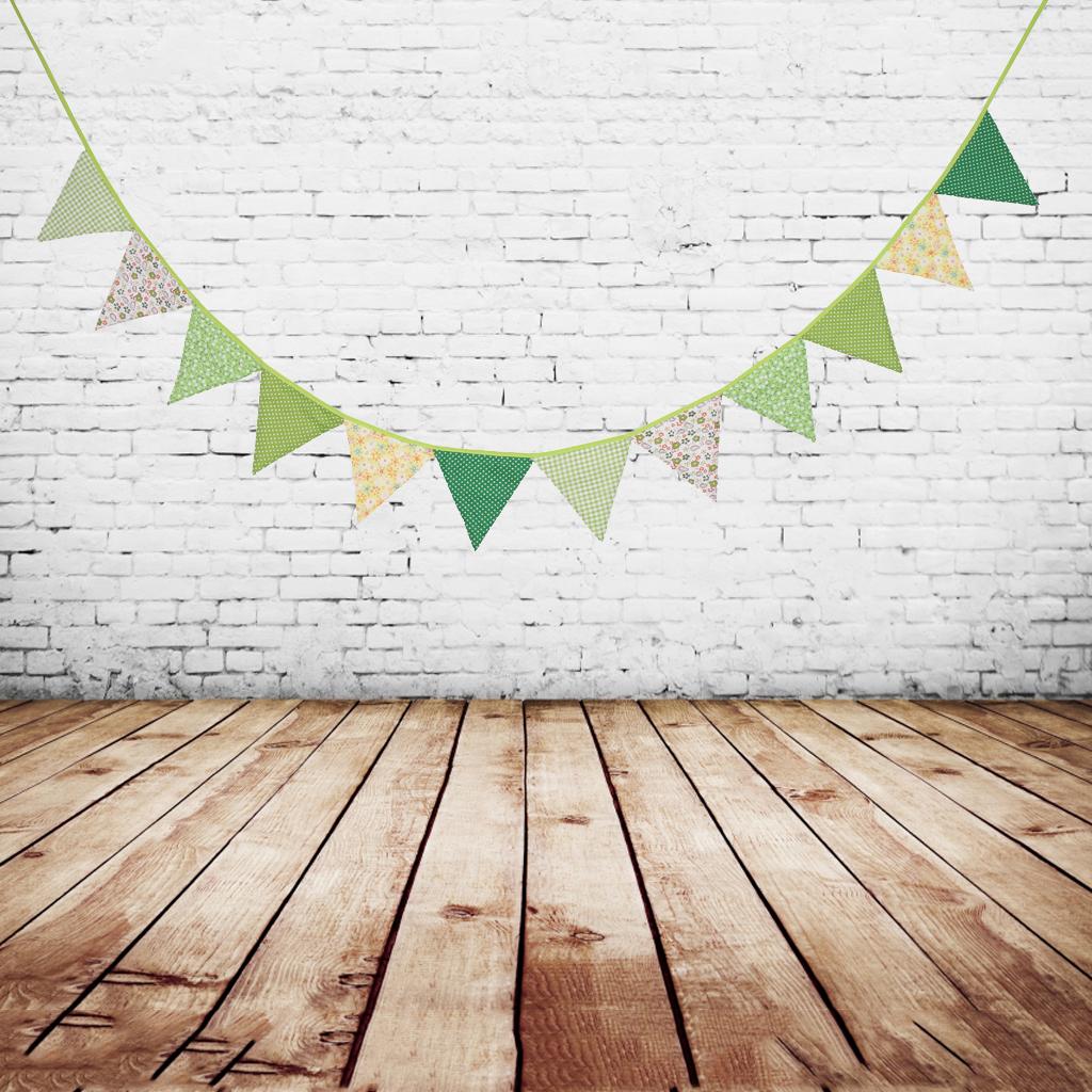 Colorful Fabric Bunting Banner Flag Wedding Nursery Birthday Party Decor
