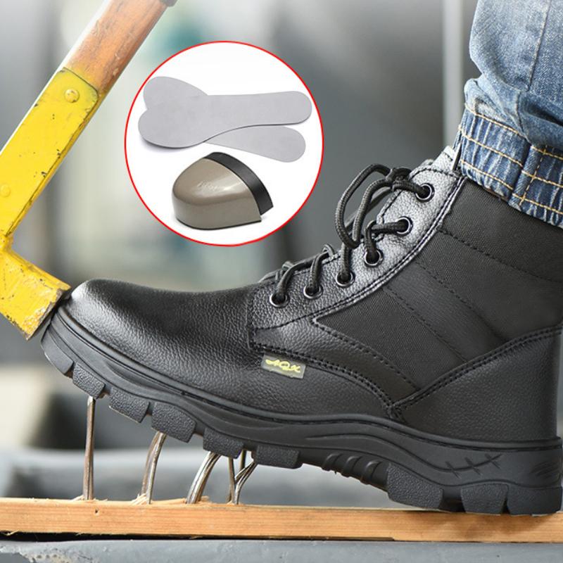 Giày Bảo Hiểm Lao Động Mùa Đông Giày Bảo Hộ Lao Động Nam Chống Đập, Chống Đâm Thủng Và Chống Lạnh Giày Bảo Hộ Lao Động