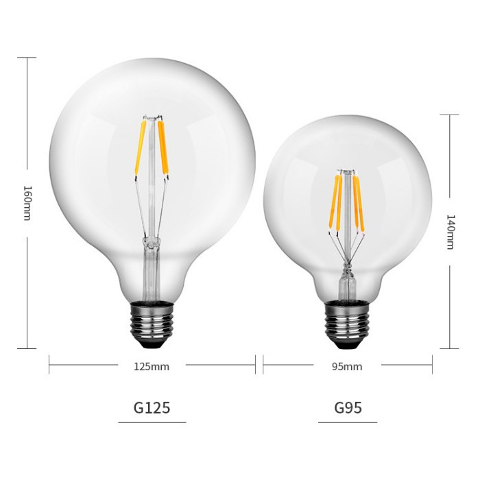 Bóng đèn Led Edison G125 16W đui E27