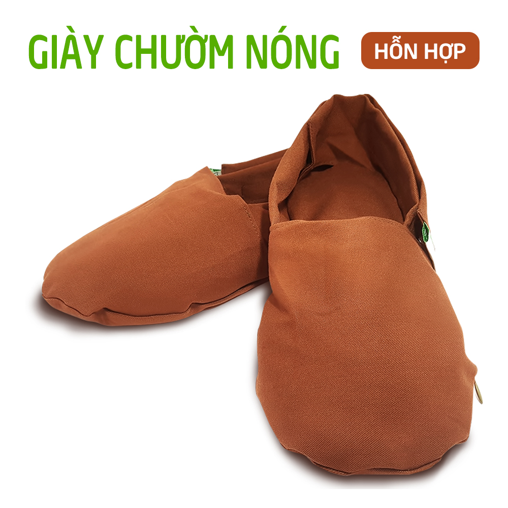 Giày Chườm chân làm nóng bằng vi sóng (Không hộp) - Nam Nguyên Dược