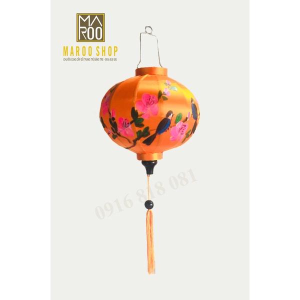 COMBO 10 Đèn lồng Hội An size 30 cm vẽ họa tiết xinh xắn chuyên dùng trang trí ngoài trời