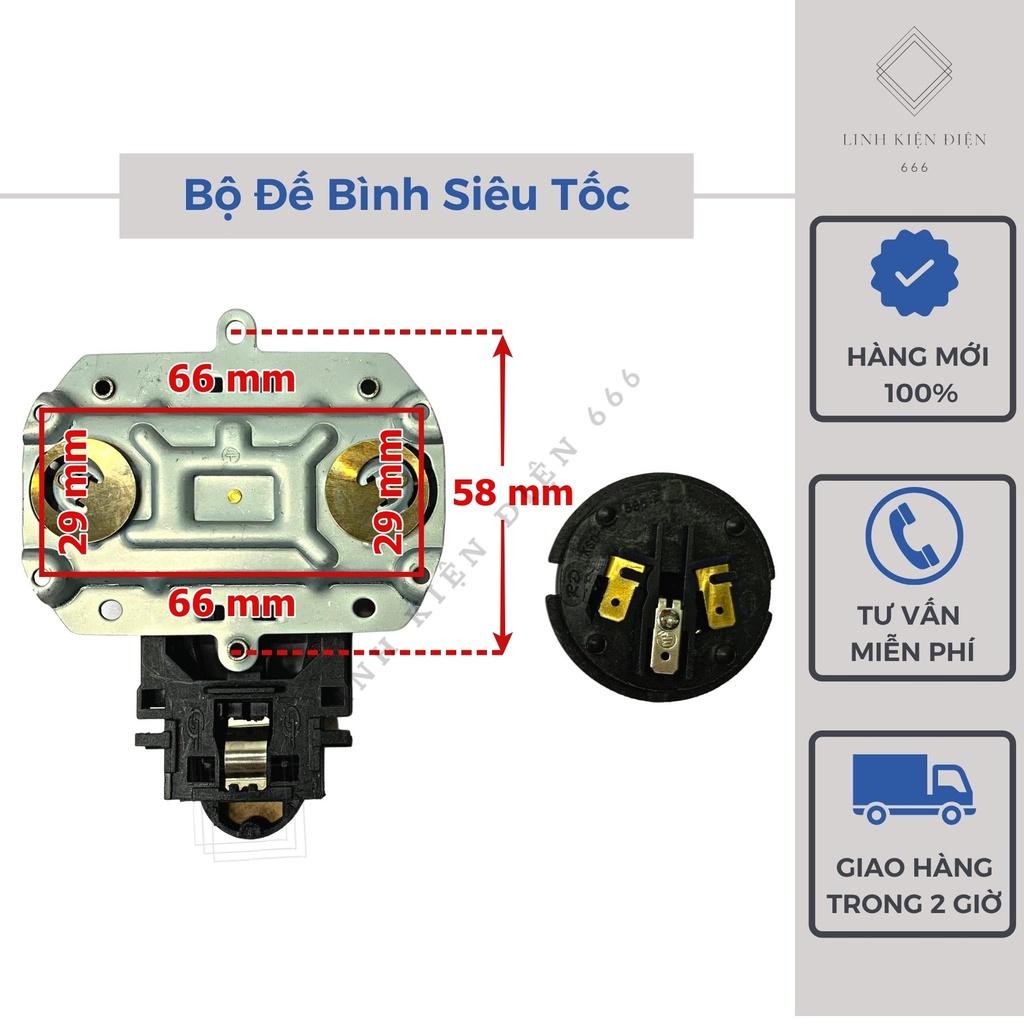 Đế Ấm Siêu Tốc Kèm Công Tắc Đế Bình Siêu Tốc Chân Âm Đun Nước