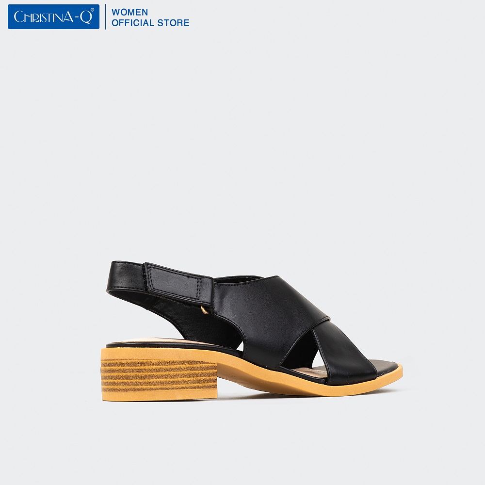 Giày Sandals Nữ Gót Trụ ChristinA-Q XDN277