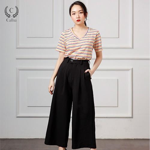 Quần dài nữ Callia ống rộng Kiko