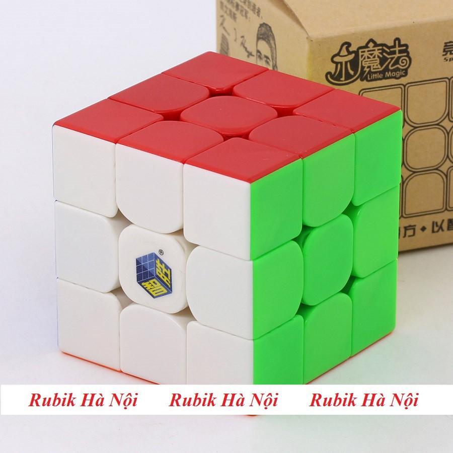 Rubik 3x3. Yuxin Little Magic Đen/Stickerless/Có Nam Châm