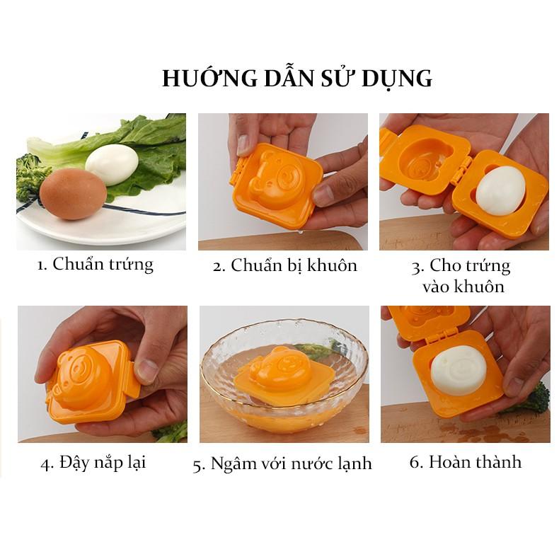 Bộ 6 khuôn làm cơm, thạch cho bé, Khuôn cũng dùng để tạo hình bánh nướng, bánh dẻo rất đẹp