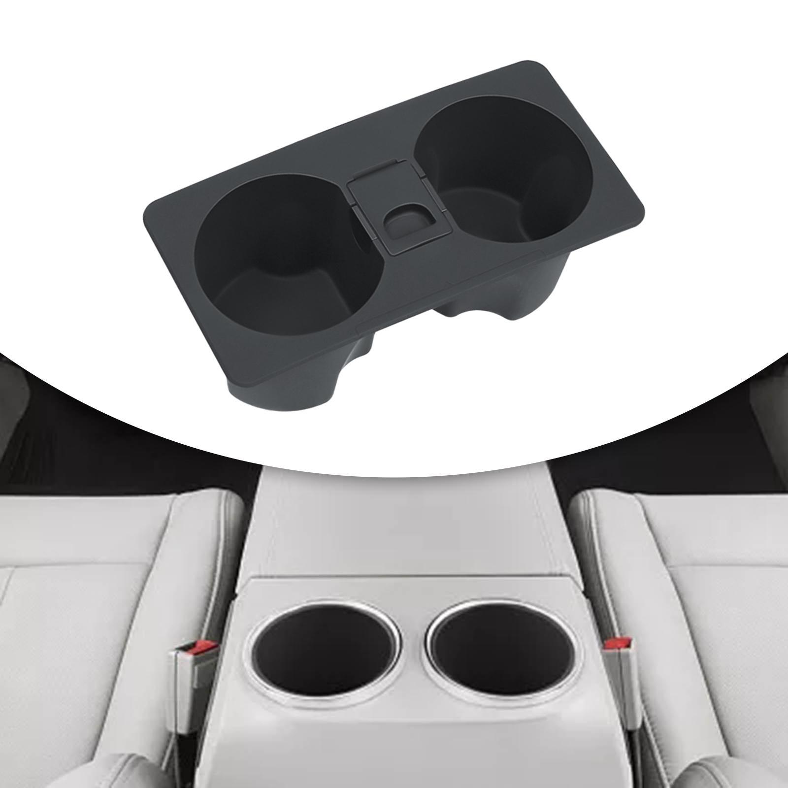 Console Cup Holder Insert Organizer Drinks Bottle Storage Mount Central Control Easy to Install for Y