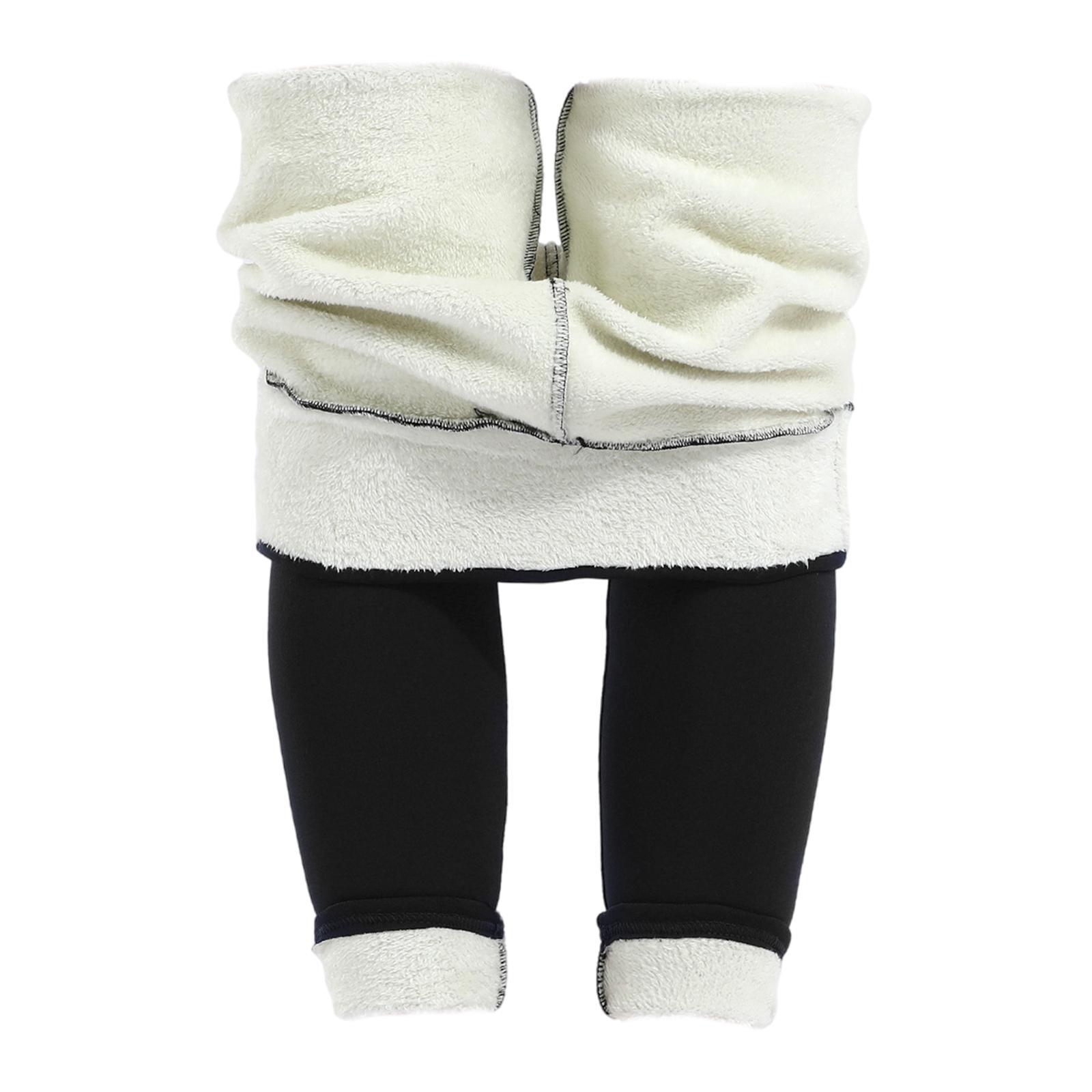 Woman Thermal Leggings Thick Winter Fleece Lined Warm High Waist