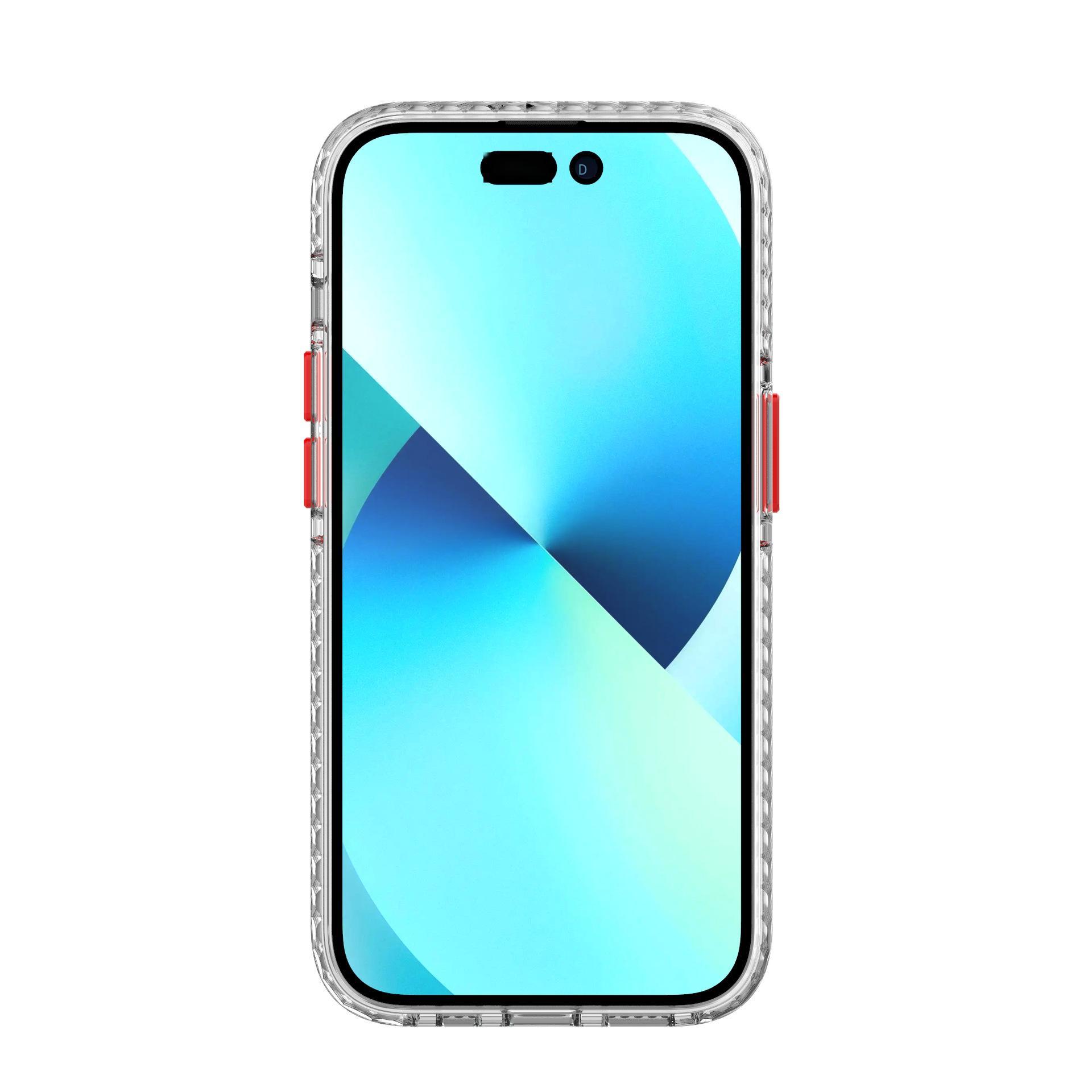 Phong cách mới nhất phù hợp với vỏ điện thoại di động từ tính trong suốt iPhone14pro Apple 13 sạc không dây vỏ bảo vệ chống rơi magsafe