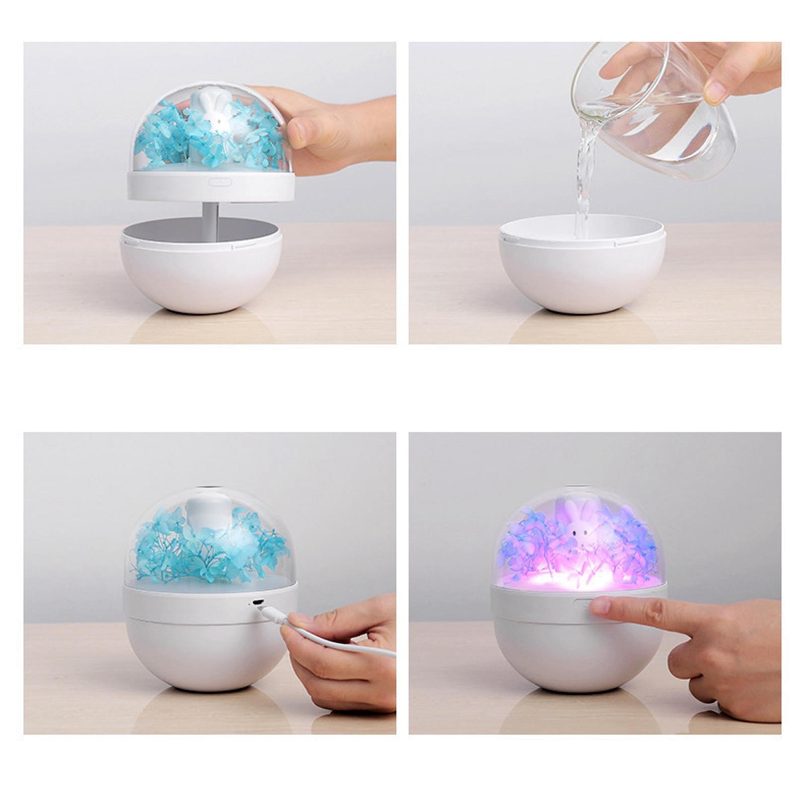 220ml USB LED Mini Car Home Humidifier Aroma Oil Mist Diffuser Green