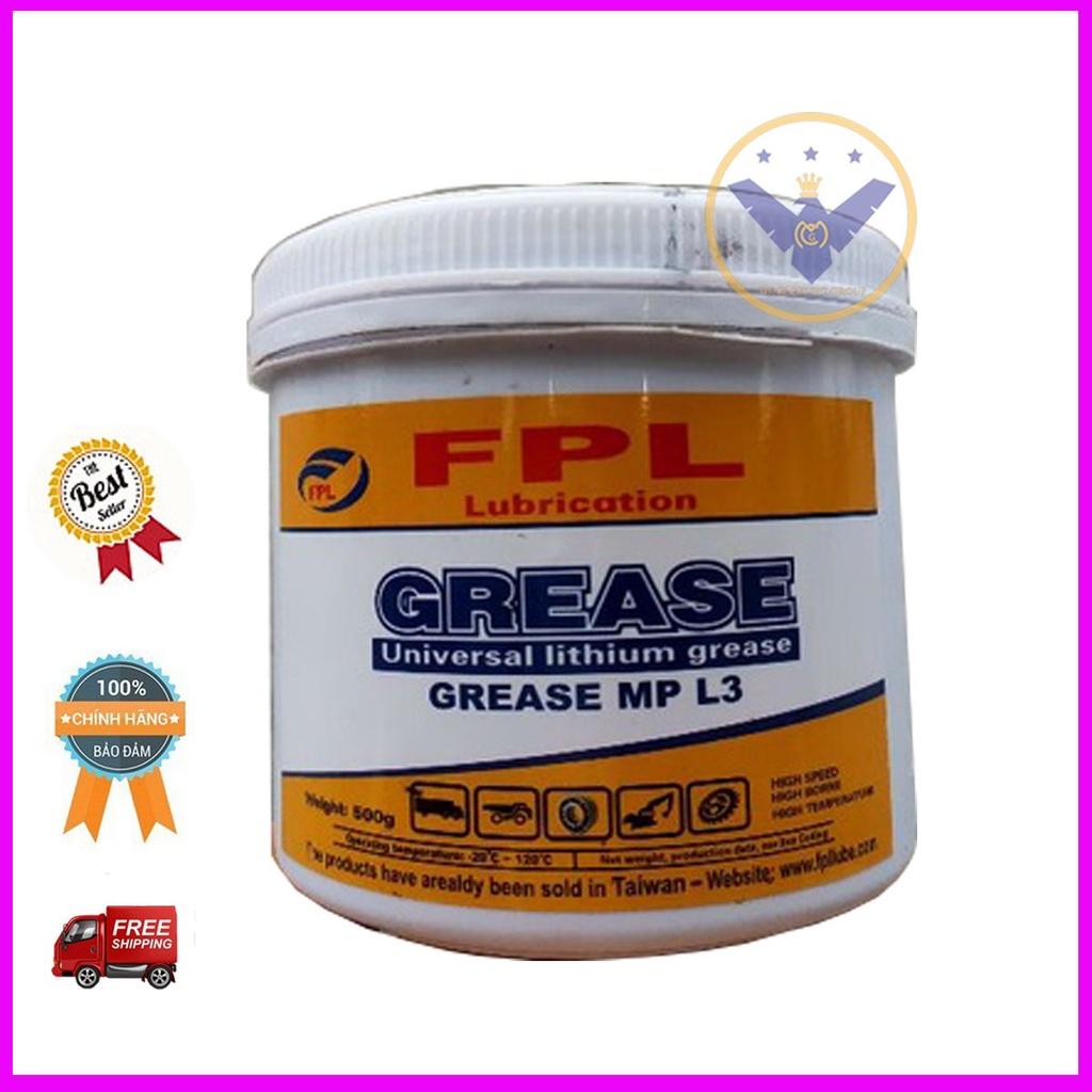 Bộ 2 Mỡ bò bôi trơn chịu nhiệt Sinopec Crys-tal / FPL Grease NLGI 3 - 500g