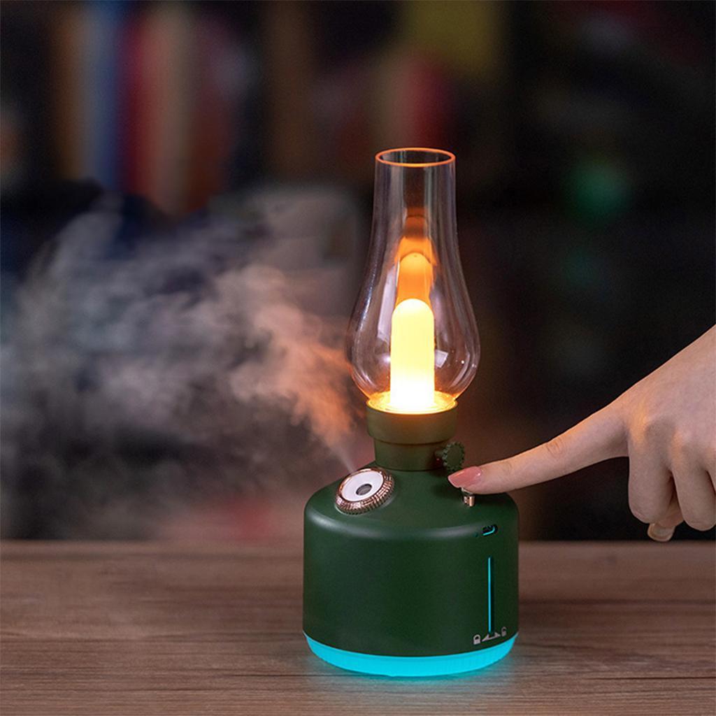 LED 280ml Air Humidifier  Essential Oil  Diffuser Night Light Green