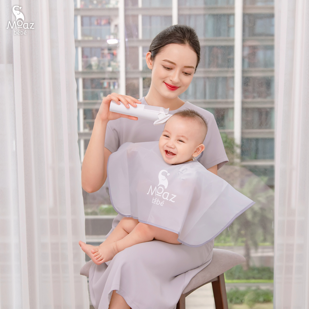 Tông đơ hút tóc thông minh cho bé Moaz BéBé MB – 014