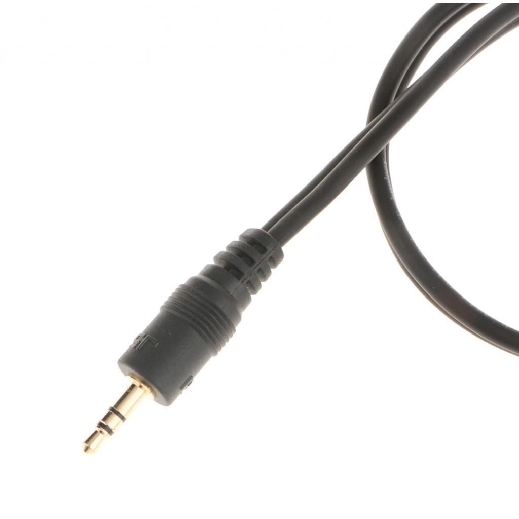 Stereo 3.5mm to Dual 6.5mm Mixer Amp Splitter Audio Cable 1+0.5meter