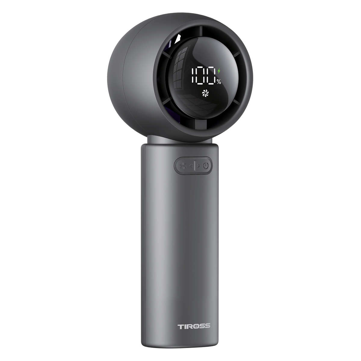 Quạt sạc cầm tay USB Tiross TS3437 Pin 3000mAh - Hàng chính hãng