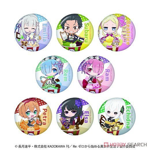 Huy hiệu in hình anime Re:Zero Bắt Đầu Lại Ở Thế Giới Khác anime chibi dễ thương huy hiệu cài áo (MẪU GIAO NGẪU NHIÊN)