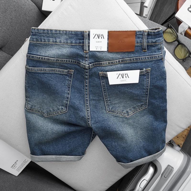 Quần short jean nam co giãn cao cấp Quần lửng Chất Bò cao cấp