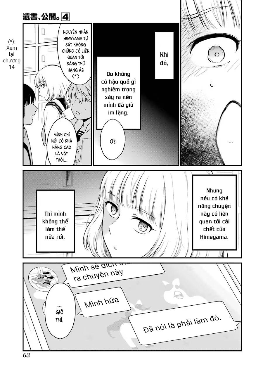 di thư trên bàn chapter 17 9