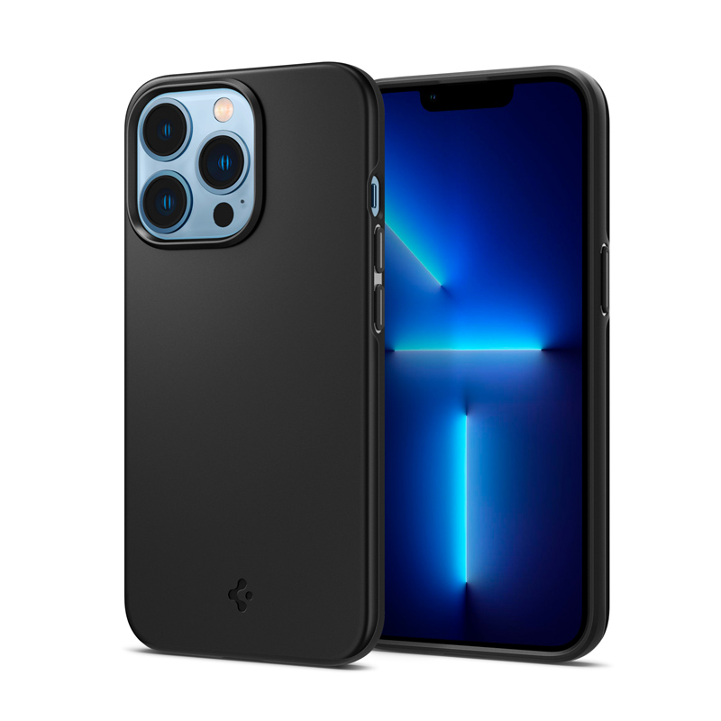Ốp Lưng Dành Cho Iphone 15 Pro Max1414 Plus14 Pro14 Pro Max Spigen Thin Fit - Hàng Chính Hãng - Iphone 14 Pro - Black